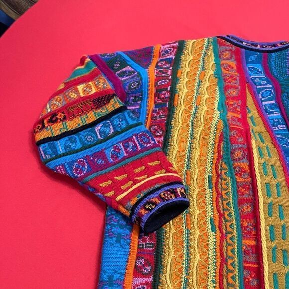 Vintage COOGI Wool Knitted Cosby Cardigan Sweater Size S Made In Australia RARE - Picture 12 of 13